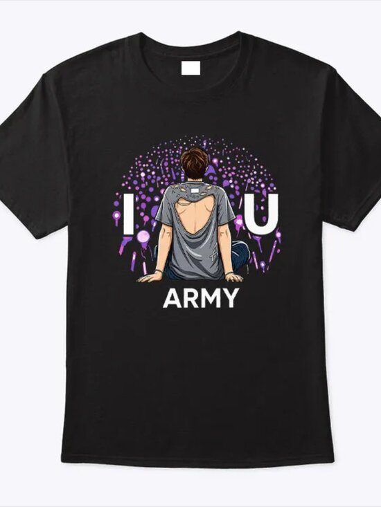 Posh M Other - Joonie BTS I Love You Army T Shirt
